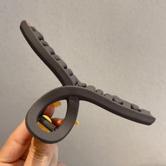 MOMISY Non slip Hair Claw Clutcher Clips for Women Big Jelly Jaw Clip Clamps for Girls Accessories for Long Thick Hair (10.8 cm, Tauras, 4)