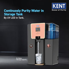 KENT Supreme IoT RO Water Purifier|RO+UF+UV+Alk+Cu+TDS Control+UV In-Tank | IoT Enabled | Alkaline Water with pH 8-9.5 | 8L | 20LP/Hr Ideal For Borewell/Tanker/Municipal Water