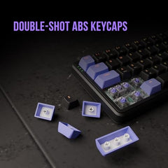 Kreo Hive 65 Wired Mechanical Gaming Keyboard | 65% Layout | Gasket Mount | Metal Volume Knob | Pre-Lubed Linear Switches | RGB Backlit | Type-C | Mac & Windows Mode