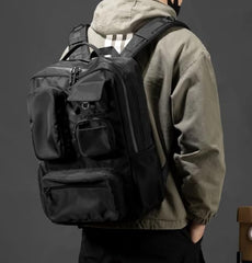 ALASKA® 35L Large Laptop Backpack for Men & Women - Heavy-Duty Hiking, Travel, Work, School, College Backpack with 15.6 Inch Laptop Compartment, Multiple Zippered Pockets, Padded Shoulder Straps