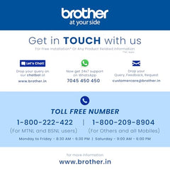 Brother HL-L2440DW (New Launch) Auto Duplex Laser Printer, 30 PPM Print Speed, LCD Display, 64 MB Memory, (WiFi Wireless LAN USB), 250 Sheet Paper Tray, 3000 Pages Inbox Toner, Free Installation