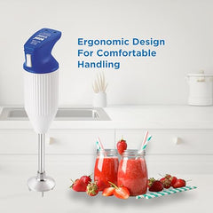 BOSS E111 Portable Hand Blender 180 Watt | Easy to Clean and Store | ISI-Marked, Blue