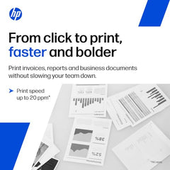 HP Laser MFP 1188w, Wireless, Print, Copy, Scan, Ethernet, Hi-Speed USB 2.0, Up to 21 ppm, 150-sheet Input Tray, 100-sheet Output Tray, 10,000-page Duty Cycle, 1-Year Warranty, Black and White