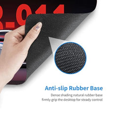 BESTOR Extended Mouse Pad 23×11 Inch, GT3 R-911 RENNSPORT Racing Car Design Desk Mat, Anti-Slip Rubber Base, Smooth Surface for Gaming, Office & Keyboard