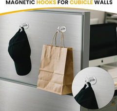 DIYMAG Magnetic Hooks 15pcs 30lbs Cruise Essentials 2026 Magnet Hook | Neodymium Heavy Duty Strong Magnets Hanging Ship Cabins Refrigerator Fridge Classroom Beach Vacation Kitchen Grills Home Tool
