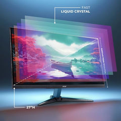 Acer XZ306CX 29.5 Inch Ultrawide 21:9 1500R Curve 2560 X 1080 Backlit LED LCD Monitor I 1 MS VRB I 200Hz Refresh I HDR 400 I DCI-P3 93% I AMD FreeSync I 2xHDMI 1xDP I Stereo Speakers I Eye Care, White