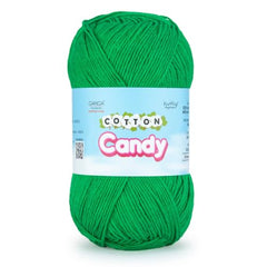 Ganga Acrowools Cotton Candy Yarn – Soft Premium Cotton Blend Wool for Knitting & Crochet | Lightweight, Smooth Texture, Pastel Shades, 100gm Ball (CCY006 -White)