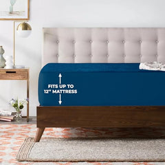 MollisHomes Mattress Protector Single Size, 72x36 Inches, Grey