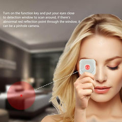 Heyovin Hidden Camera Detectors, Delicate Small Bug, Anti Spy Wireless Infrared Camera Sweeper Device Detector, Privacy Protector Portable Bug Detector, Indoor use for Home/Office/Travel (White)