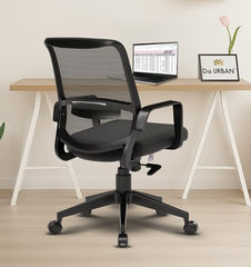 Da URBAN® Dysen Office Chair, High Back Mesh Ergonomic Home Office Desk Chair with 1 Year Warranty,Tilt Lock Mechanism (Grey)