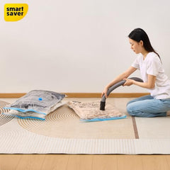 Smart Saver Vacuum Pump for Packing, Electric Pump for Vaccum Storage Bags, Portable Plastic Vacuum Bag Pump for Compression Comforter, Clothing (Storage Bag Not Included)