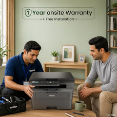 Brother DCP-L2605DW (New Launch) Auto Duplex Laser Printer, 30 PPM, Print Scan Copy, LCD Display, 256 MB Memory, (WiFi WiFi Direct LAN USB), Affordable, 2 in 1 (ID) Copy Button, Free Installation