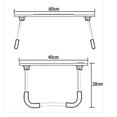 GoRogue Stud Foldable Wooden Mini Lapdesk for Couch, Sofa Bed, Study Tray Table Stand for Writing (Walnut), 40 Centimeters