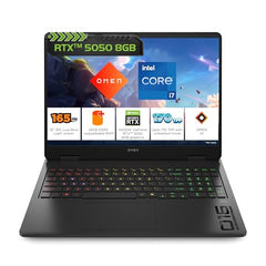 HP Omen Smartchoice, Intel Core Ultra 7 255H, 8GB RTX 5060, 24GB DDR5(Upgradeable) 1TB SSD, 2K, 165Hz, 3ms, IPS, 16''/40.6cm, Win11, M365*Office24, Shadow Black, 2.43kg, am0238tx, RGB Gaming Laptop