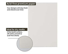 WARYLOV A5 Spiral Sketch Book, 50 Sheets, Acid-Free Drawing & Sketching Paper Pad for Drawing, Doodling and Art Work