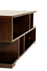 DeckUp Siena Engineered Wood Coffee Table (Dark Wenge, Matte Finish)