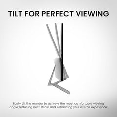 FRONTECH Ultima Series 24 Inch Curved LED Monitor, Refresh Rate 100Hz, 3500R Curve, Full HD 1080p, Built in Speaker, Bezel Less Design, HDMI & VGA Ports, 3 Years Warranty (MON-0088, White)