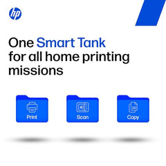 HP Smart Tank 580 All-in-One WiFi Colour Printer | 1 Extra Black Ink Bottle | 1+1 Year Extended Warranty on Registration| Up to 8000 Black & 6000 Colour Prints I Print,Scan & Copy for Office/Home
