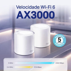TP-Link Deco X50(1-Pack) AX3000 Whole Home Dual Band Mesh Wi-Fi 6 System, WiFi Router, AI-Driven, Coverage up to 2500ft², Connect up to 150 Devices, Easy Setup, Alexa and Google Home Compatible