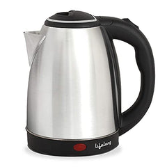 Lifelong ISI Certified Electric Kettle 1.5L with Stainless Steel Body, Easy and Fast Boiling of Water for Instant Noodles, Soup, Tea etc. (1 Year Manufacturer's Warranty, Silver, LLEK15) 1500 W