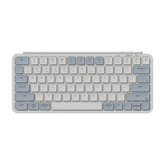 Keychron B1 Pro Ultra-Slim ZMK/Launcher Wireless Bluetooth 2.4 GHz/Wired Connection Keyboard for Mac Windows Linux - Gray