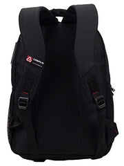 COSMUS Medium Size Multipurpose Laptop Backpack Bag Madison 33L Waterproof Bag With Laptop Compartment (Black)