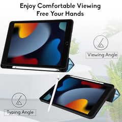 Robustrion Cover for iPad 10.2" 9th 8th 7th Gen Generation Case, OceanBlack