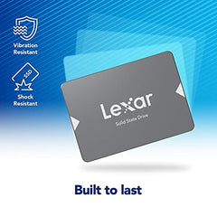 Lexar NQ100 2.5" SATA III 6Gb/s Internal SSD 256GB, SSD Hard Drive Up to 550MB/s Reading, Internal SSD SATA for Laptop, Desktop, PC