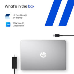 HP 15 Smartchoice, AMD Ryzen 3 7320U (8GB LPDDR5, 512GB SSD) FHD, Anti-Glare, Micro-Edge, 15.6''/39.6cm, Win11, M365 Basic(1yr)* Office24, Silver, 1.59kg, fc0500AU, FHD Camera w/Privacy Shutter Laptop