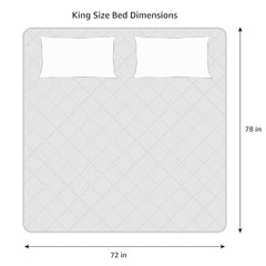Amazon Brand - Solimo Water Resistant Polyester Mattress Protector, Single Bed Size (72x36 inch), Coffee