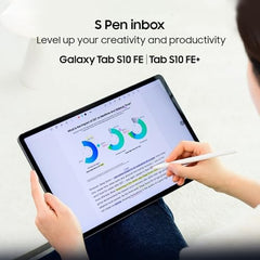 Samsung Galaxy Tab S10 FE [Smartchoice], S Pen in-Box, 27.7 cm (10.9 inch) Display, AI Writing, Desktop Mode, Pre Loaded Pro Apps, 8 GB RAM, 128 GB Storage, Wi-Fi Tablet, Gray