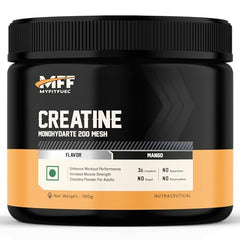 MyFitFuel Micronized Creatine Monohydrate (200 Mesh - Easily Absorbed by Body) | 400 gm, (Natural)
