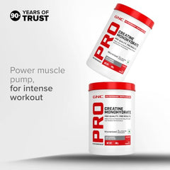GNC Creatine Monohydrate PRO Performance Powder | 3g, Micronized | 100g | UK's Informed Choice Certified, Unflavoured