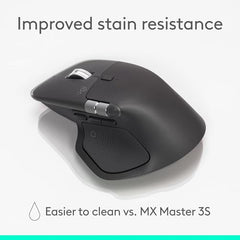 Logitech MX Master 4, Ergonomic Wireless Mouse with Advanced Performance Haptic Feedback, Ultra-Fast Scrolling, USB-C Charging, Bluetooth, Windows, MacOS - Graphite