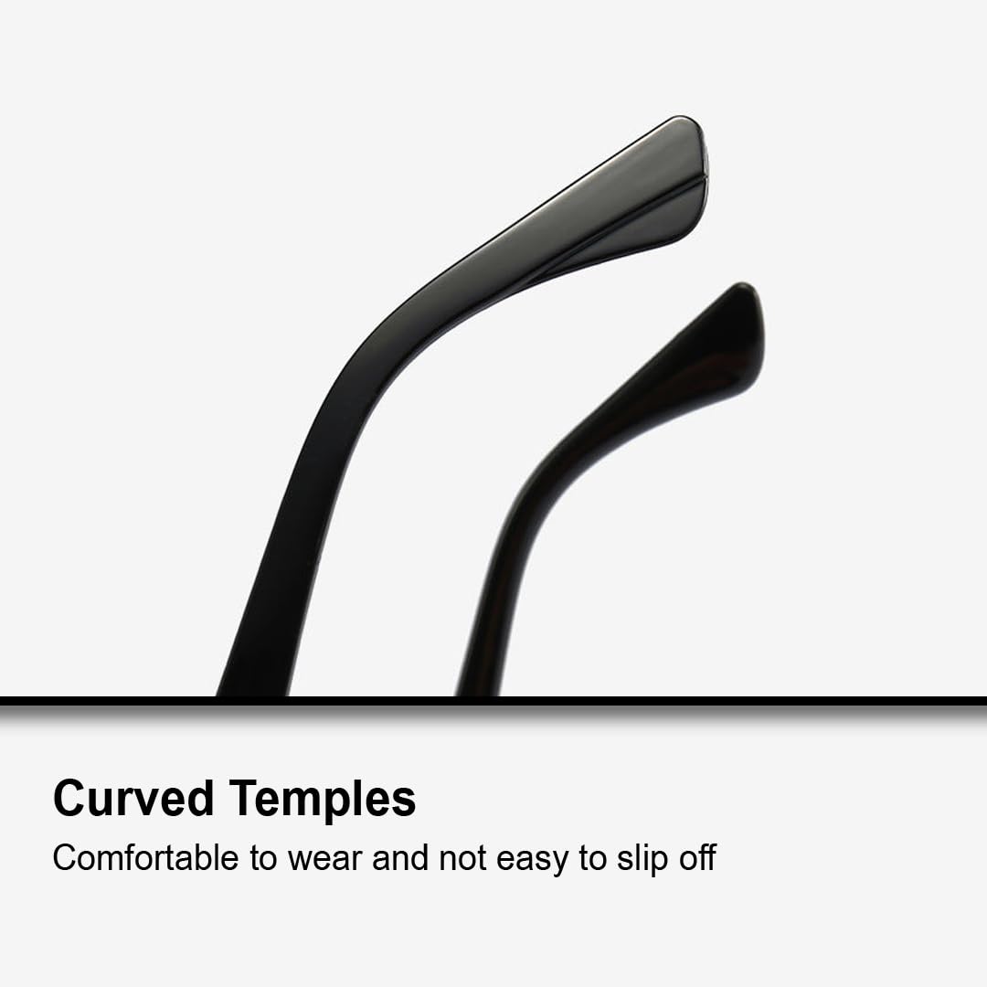 SYGA Women Cat-Eye Sunglasses For Adult (Black)