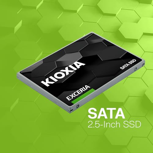 KIOXIA Former Toshiba Memory EXCERIA SATA SSD 960GB - 2.5 inches, 555MB/s Read & 540MB/s Write, Aluminum Shell,Equipped with BiCS Flash TLC Japanese Brand