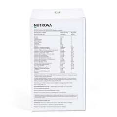 Nutrova Multivitamin For Women - Daily Multivitamins with bioavailable Iron bisglycinate, CoQ10 and Lycopene - Optimized for Indian Diets - 60 Tablets.