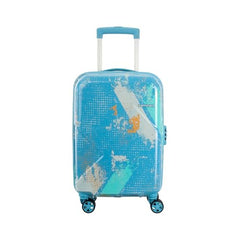 Kamiliant by American Tourister ATHER | Printed Trolley Bag Set of 3 (55+68+79 cms) for Travel|Hard Case Polypropylene (PP) Suitcase|360° 8-Wheel Spinner Luggage Trolley|Combination Lock | Black