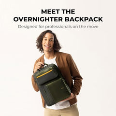 MOKOBARA Overnighter 23L Laptop Backpack 16 Inch Office Travel Green