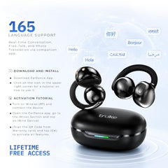 truke TruClips 2 India’s 1st AI Open Earbuds with 165 Language Translation, AI Chat, Meeting Notes, Mind Map & Lifetime App Subscription, 70H Battery, 13mm Beryllium Drivers, Spatial Audio, 4-Mic ENC