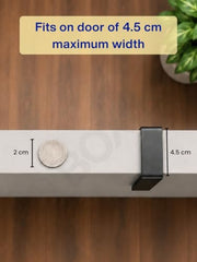 BOXJOY 12 Hook Over The Door Hanger | Wall Hanging Metal Hook Cloth Hangers | Strong Hooks Without Drill Clothes Organiser | Dress Stand Shirt Towel Home Organizer for Bathroom Bedroom Kitchen Wardrobe