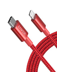 Anker New Nylon USB-C to Lightning Cable, 331 Cable, Fast Charging Cord (1ft, MFi Certified) for iPhone 13 13 Pro 12 Pro Max 12 11 X XS XR 8 Plus, AirPods Pro, Supports Power Delivery (Black)