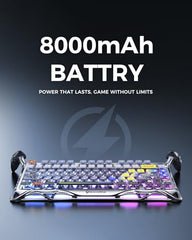 GravaStar Mercury K1 Pro 75% Wireless Mechanical Gaming Keyboard, Hot-Swap