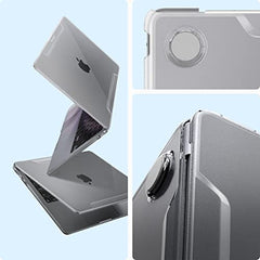 Spigen for MacBook Air 13 Inch Case M5 (2026), MacBook Air 13 Inch M4/M3/M2 (2025-2022), Thin Fit Transparent Protective Hard Shell Case Cover, 13.6 Inch, A3240 A3113 A2681, Crystal Clear