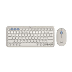 Logitech Pebble 2 Combo, Wireless Keyboard and Mouse, Quiet and Portable, Customisable, Logi Bolt, Bluetooth, Easy-Switch for Windows, macOS, iPadOS, Chrome -