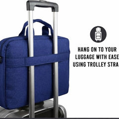 S. B. COLLECTION Waterproof Laptop Side Bag 30 L Trolley Attach Bag with File Compartment for Daily Routine Use (Maroon)