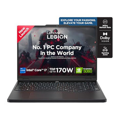 Lenovo Legion 5 2025, Intel Core i7-13650HX,13th Gen, NVIDIA RTX 5060 8GB, 16GB RAM, 1TB SSD, WUXGA IPS, 15.3" (38.8cm), 165Hz, Windows 11, Office 2024, Black, 2.1Kg, 83LY00SVIN Gaming Laptop