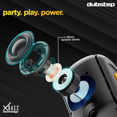Dubstep Pop 600 Wireless Speaker, 15 Hrs Playtime, 52mm Driver, TWS Pairing, 6W Output Bluetooth Speakers (Grey)