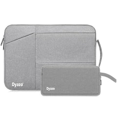 Dyazo 15-15.6 Inch Laptop Sleeve Case | Water Resistant Cover with Charger Pouch & Three Front Pockets | Compatible for Dell, HP, MacBook, Lenovo, Acer, Asus & All Other Notebooks (Black)