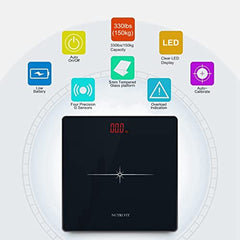 BMI Smart Digital Weighing Scale for Body Weight, Rechargeable Bathroom Scale With Body Fat Measurement - Gripit Advanced Smart Scale (Grayish Green)